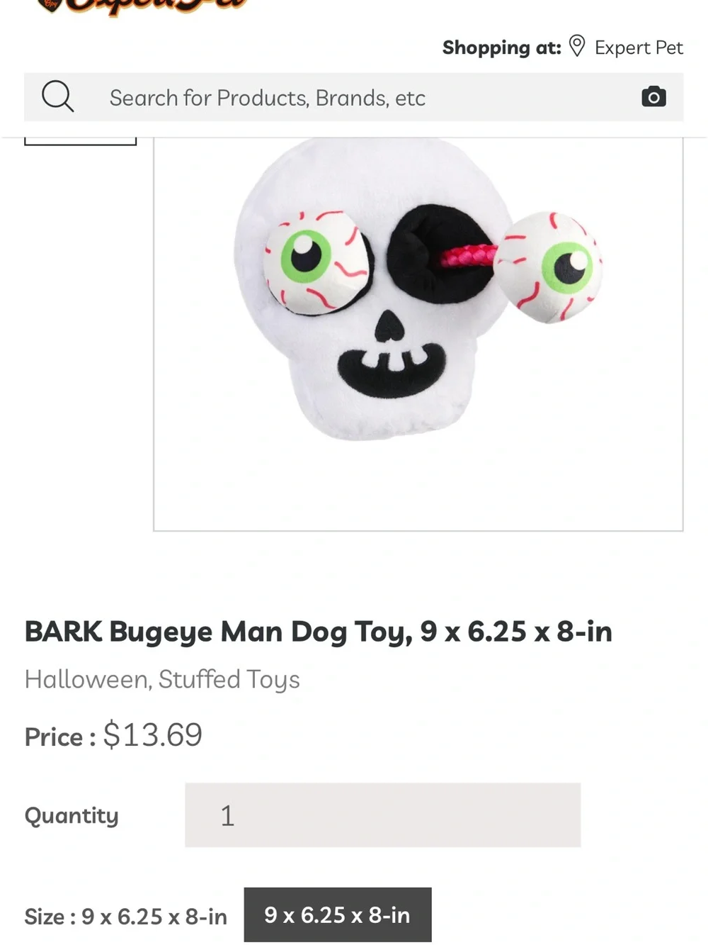 Bark plush skull